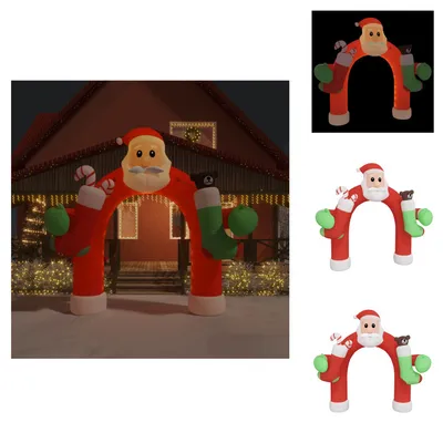 Obrázok produktu pre vidaXL Nafukovací vianočný oblúk s LED diódami 320 cm - Vianočné osvetlenie