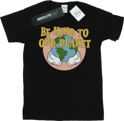 Produktbild von Disney - "Be Kind To Our Planet" T-Shirt für Herren BI40476 (XXL) (Schwarz)
