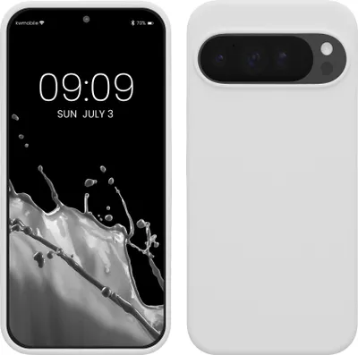 Produktbild von kwmobile Handyhülle für Google Pixel 10 Pro XL Hülle - Case Silikon - Kabelloses Laden - Schutzhülle Cover in Weiß matt