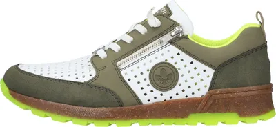 Produktbild von Rieker Herren Halbschuhe Sneaker Schnürschuhe 15125, Größe:41 EU, Farbe:Grün