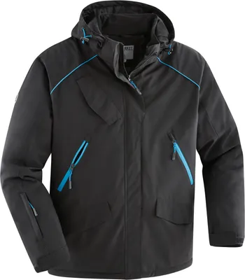 Produktbild von Softshelljacke TERRAX schwarz/azur Gr. S
