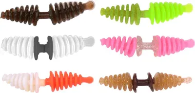 Produktbild von Trout Master Wacka 5,2cm - 6 Gummijigs für Forelle, Farbe:Chartreuse