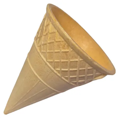 Produktbild von Bazko Eisbecher Riesig | halbsüße Eiswaffeln 15,4 cm ∅ 10,1 cm | 216 Stück