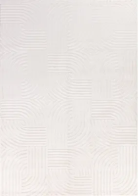 Produktbild von Villa Möbel Sahique Wohnzimmer-Teppich, Designteppich, Rechteckig, Boho Muster, Farbe:Creme, Grösse:240x340 cm