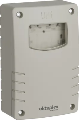 Produktbild von Oktaplex Dämmerungssensor außen IP65 Dämmerungsschalter mit Timer 230V grau-weiß