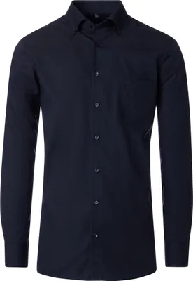 Produktbild von CASAMODA Herren Businesshemd Langarm Button-Down Comfort-Fit Marine 54