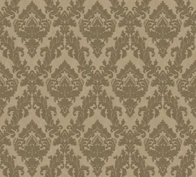 Produktbild von Architects Paper Barocktapete Castello Tapete mit Ornamenten Vliestapete mit Echtflock braun 10,05 m x 0,52 m