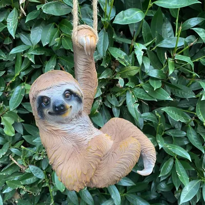 Produktbild von Gartenfigur Faultier Figur zum aufhängen 28 cm