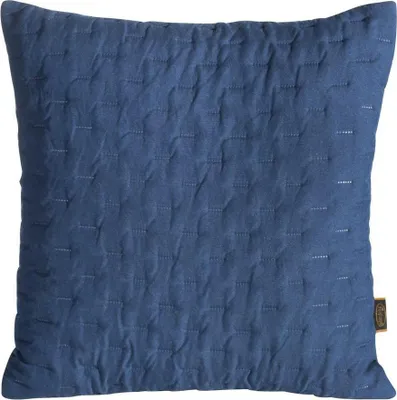 Produktbild von Dekorativer Kissenbezug Sofakissen LIBI 2 dunkelblau marine45x45  dunkelblau