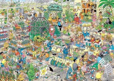 Produktbild von Jan van Haasteren - Gartencenter - 1000 Teile, 1000 Stück(e), Landschaft, 15 Jahr(e)