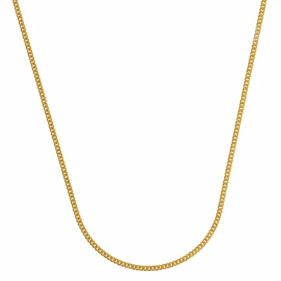 Produktbild von Goldkette Panzerkette Länge 50cm - Breite 0,8mm - 585-14 Karat Gold