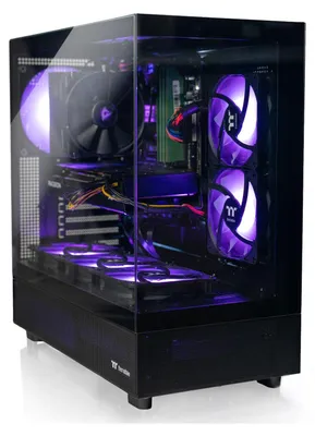 Immagine prodotto di Broonbee Gaming PC AM4 Ryzen Amazon Thermaltake View Schwarz 32 GB - 2 TB NVMe Nvidia GeForce RTX 5070 Luftkühlung mit RGB Lüfter