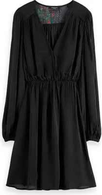 Produktbild von Scotch & Soda Balloon Langärmliges Kurzes Kleid Schwarz 40 Frau Schwarz 40