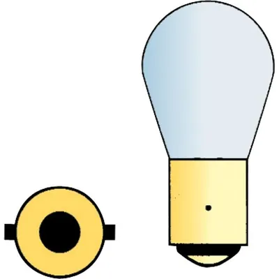 Obrázek produktu pro Automobilové žárovky BA 15, 12 V, 10 W, průměr 22 mm - 2 kusy.