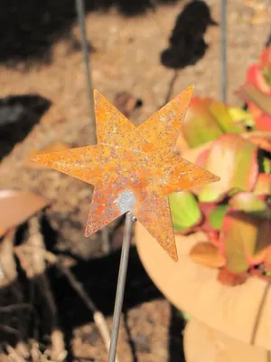 Produktbild von Edelrost Gartenstecker Stern, klein