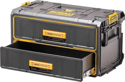 Produktbild von DeWALT TOUGHSYSTEM 2.0 Schubladeneinheit, tiefe Schublade, stapelbar, Werkzeugbox, kompatibel mit TOUGHSYSTEM 1.0