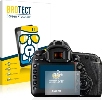 Produktbild von BROTECT Schutzglas für Canon EOS 5D Mark IV Schutzfolie Panzer Folie Glas Display Schutz klar