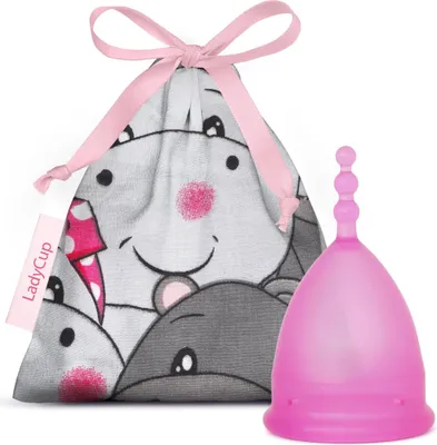 Productafbeelding van LadyCup Revolution, roze konijntje, maat S