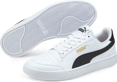 Produktbild von Puma Shuffle Jr White Black Team Gold Größe EU 38