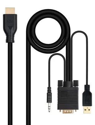 Imagen del producto de Nanocable Conversor VGA+Audio a HDMI M-M 1,8 m