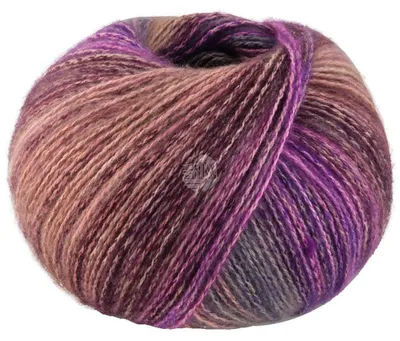 Produktbild von Lana Grossa - Gianna 0003 violett burgund grau flieder graublau camel