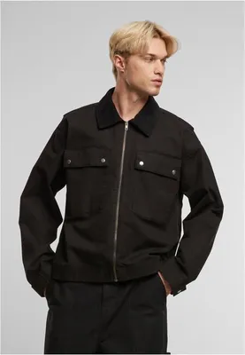 Produktbild von Urban Classics Übergangsjacke Herren Mens Workwear Baumwolle Jacket schwarz M