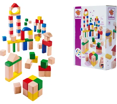 Produktbild von EH Holzbausteine Bunt /Natur