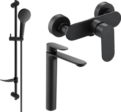 Immagine prodotto di Mexen Milo DF05 set doccia, nero - 71314DF05-70