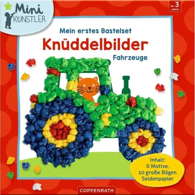 Produktbild von Mein erstes Bastelset: Knüddelbilder - Fahrzeuge