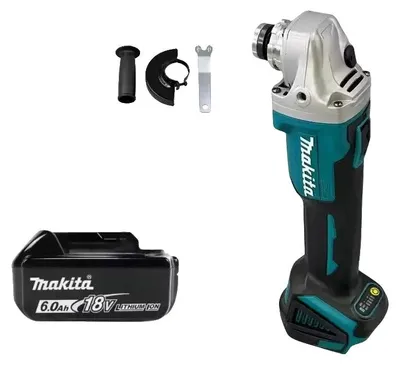 Productafbeelding van Winkelslijpmachine, borstelloze motor, oplaadbare accu, blauw