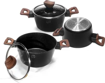 Produktbild von Berlinger Haus Bh-1537 Forest Line Granit-Kochgeschirr-Set
