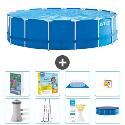Immagine prodotto di Piscina autoportante rettangolare - 457x122 cm - 7 pezzi - Modello S529