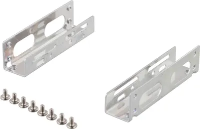 Image de DELTACO Supports de montage pour disque dur 3,5" dans 5,25