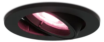 Produktbild von hoftronicsmart LED Einbaustrahler GU10 5,5W RGBWW Schwarz Schwenkbar IP20