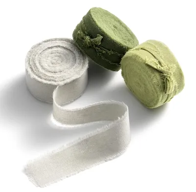 Immagine prodotto di AOKSUNOVA: Nastro di cotone verde, 2,5 cm, ideale per confezioni regalo
