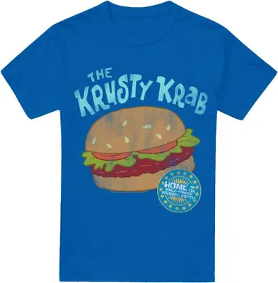 Produktbild von SpongeBob SquarePants - "Krusty Krab" T-Shirt für Herren TV6652 (S) (Königsblau)