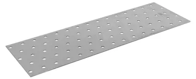 Produktbild von BirnePower 10x Flachverbinder PP15, 100x300mm Lochplatte, Verzinkt 2mm, Holzverbinder, Nagelplatte für Dachstuhl, Balken & Pergola