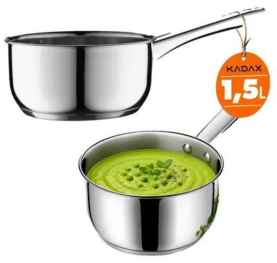 Image de Casserole, en acier inoxydable, compatible avec les plaques à induction, couleur argent