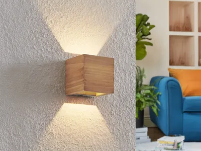 Immagine prodotto di Trio Brad Applique LED 4W dimmerabile color legno bianco caldo
