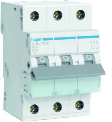 Immagine prodotto di Interruttore 3P B 50A 6kA AC MBN350E