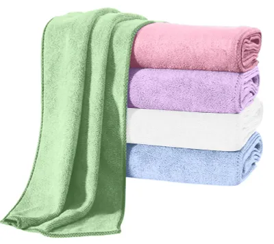 Produktbild von Stück saugfähige Mikrofaser-Handtücher, schnelltrocknend, 35,5 x 76 cm, hautfreundlich, für Bad, Fitness, Sport, Yoga und Strand
