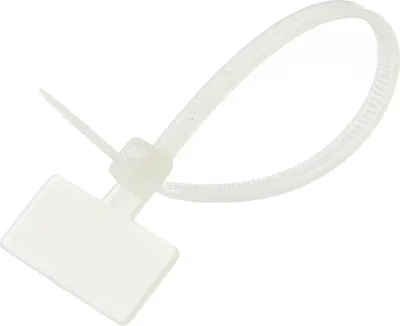 Immagine prodotto di Fascette con campo di etichettatura sopra la testa della fascettaPoliuretano100 pezzi Dimensioni L/A 210,0 mm x 2,5 mm, colore naturale