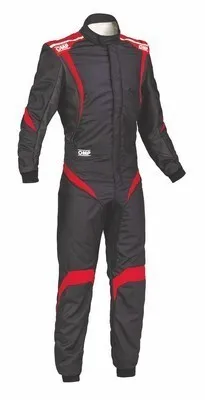 Produktbild von OMP Rennanzug ONE-S1 IA0185207350 Größe 50 Schwarz/Rot mit Aufbewahrungstasche
