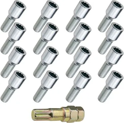 Produktbild von 16x Radschraube M14x1.25, TORX, 30mm, Sternschraube, Kegel, 10R