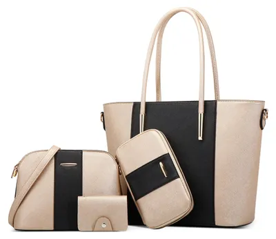 Image de Ensemble élégant de 4 sacs à main pour femmes, idéal pour le travail et les loisirs