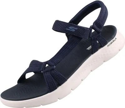 Image de Skechers Go Walk Flex Sandal - Sublime  Sandalen Plat - Blauw - Maat 39