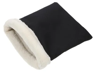Imagen del producto de Bolsa portátil para hámster - Bolsa para cobayas - Bolsa de peluche para erizos - Cama de peluche - Refugio - Diseño ligero - Cama para mascotas