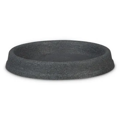 Produktbild von Untersetz schwarz granit Ø35cm Pflanzen Blumentopf Pflanzgefäß Kübel Garten NEU