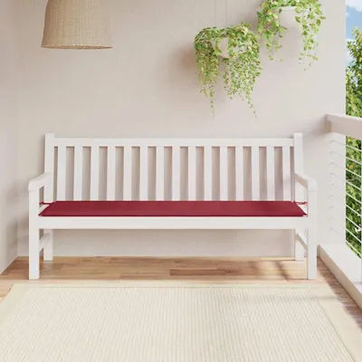 Produktbild von vidaXL Gartenbank-Auflage Weinrot 180x50x3 cm Oxford-Gewebe