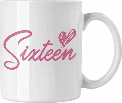 Produktbild von Trendation - 16. Geburtstag Tasse Geschenk Mädchen Geschenkidee Lustig Spruch 16 Geschenke Geschenkideen zum 16 Bday 16er Witzig (Weiß)